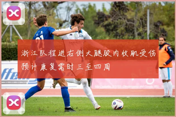 浙江队程进右侧大腿股内收肌受伤预计康复需时三至四周